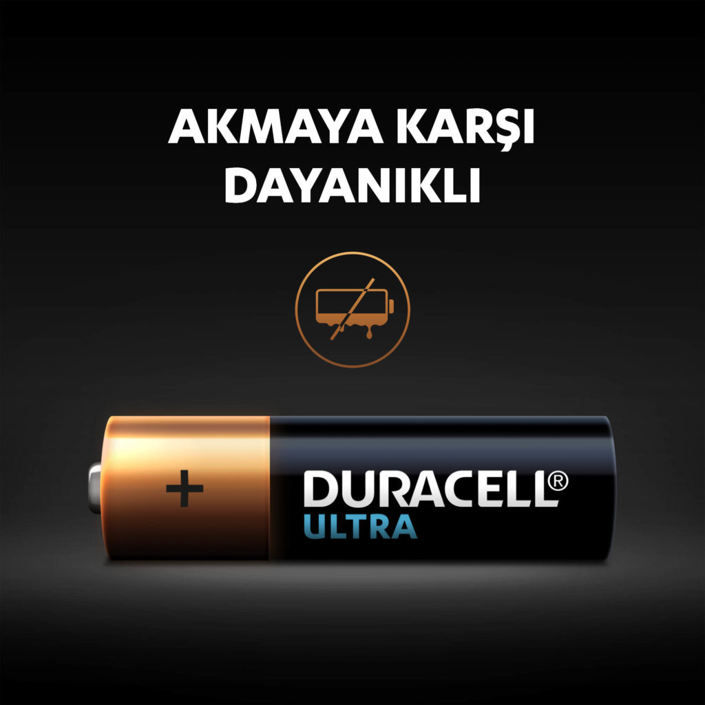 Duracell Alkaline Ultra piller için pil sızıntısını önleme