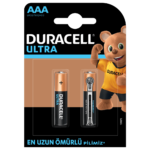 Duracell Ultra Alkalin AAA Piller 2 adet paket