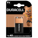 Duracell 9V Alkalin Pil