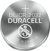 Duracell lityum madeni para DL / CR 2032 pil