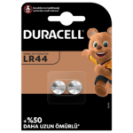 Duracell Special LR44 boyutlu Alkalin Düğme Pil 1,5V 2 parçalı paket