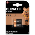Duracell CR2 lityum pil, 2 parçalı bir pakette