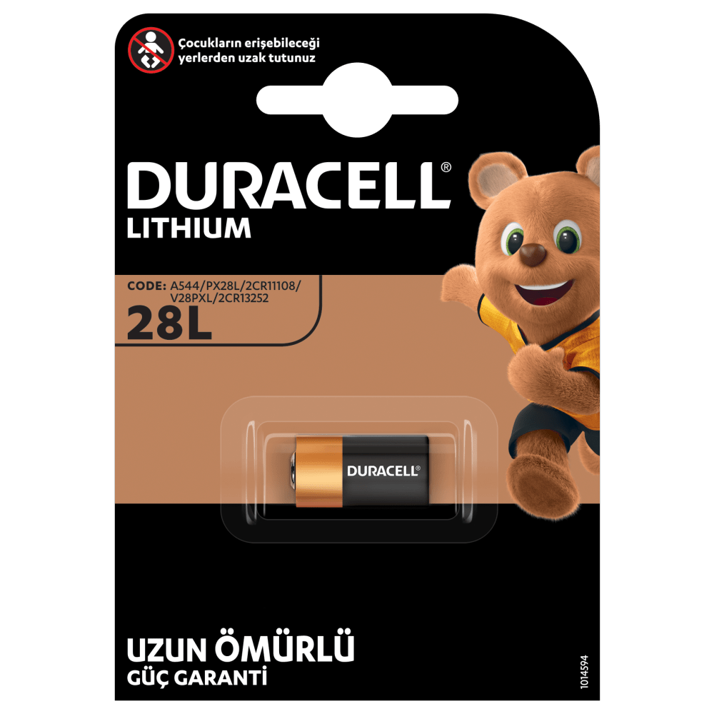 Duracell Özel Yüksek Güçlü Lityum 28L boyutlu 6V Pil